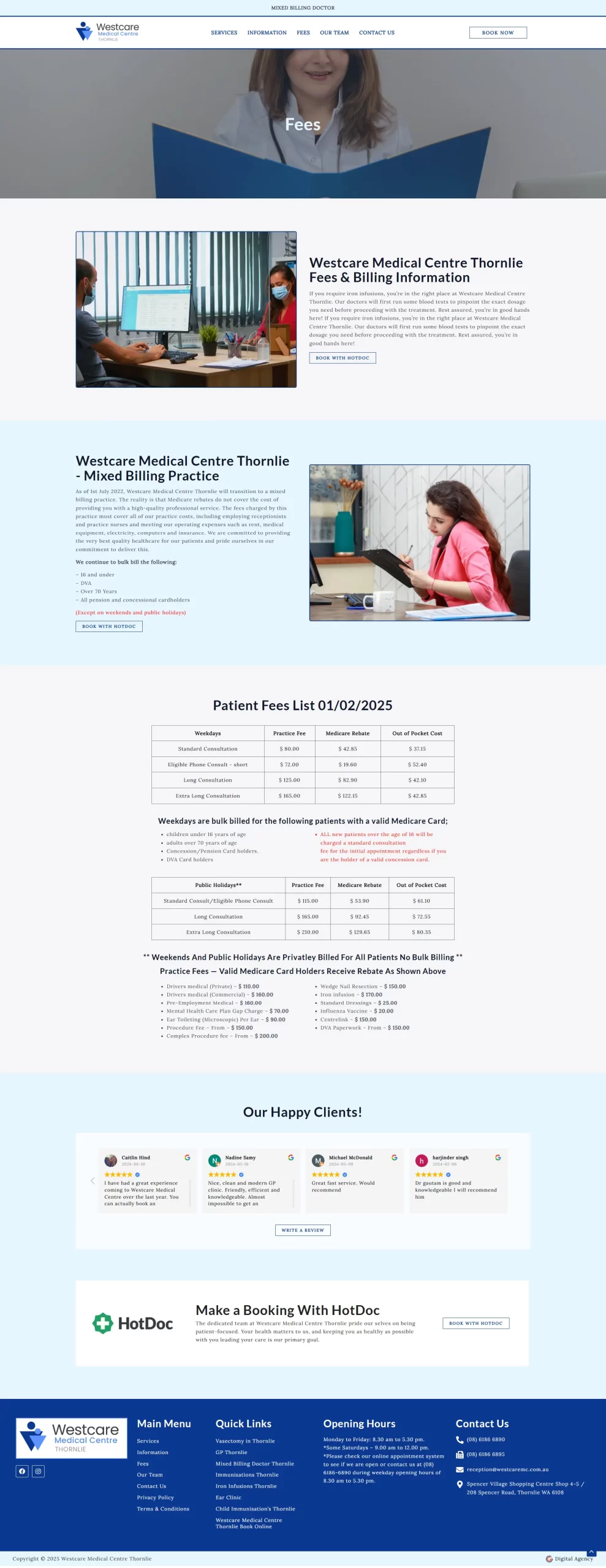 fees-westcare-medical-centre-thornlie