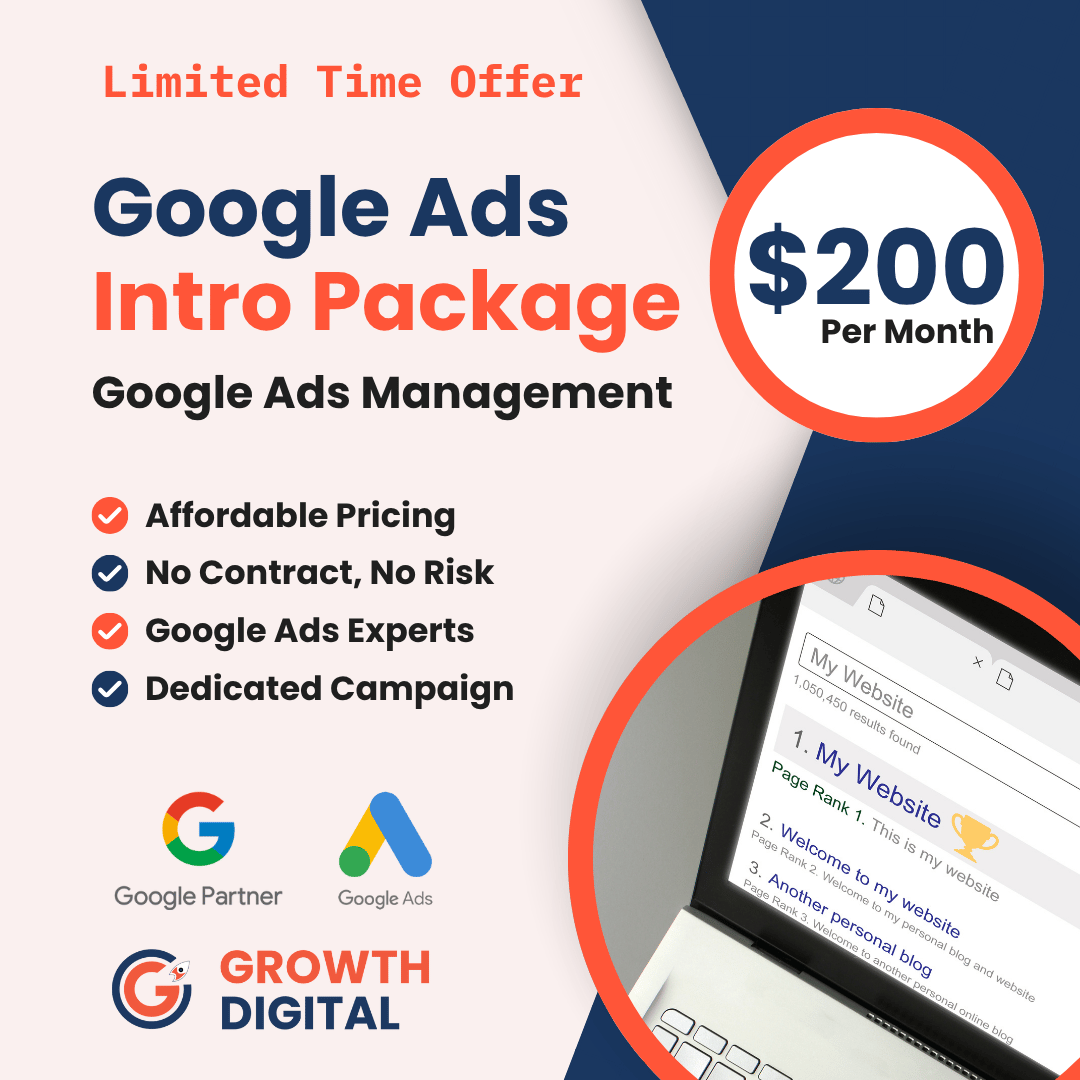 Google Ads Intro Package FB Ads