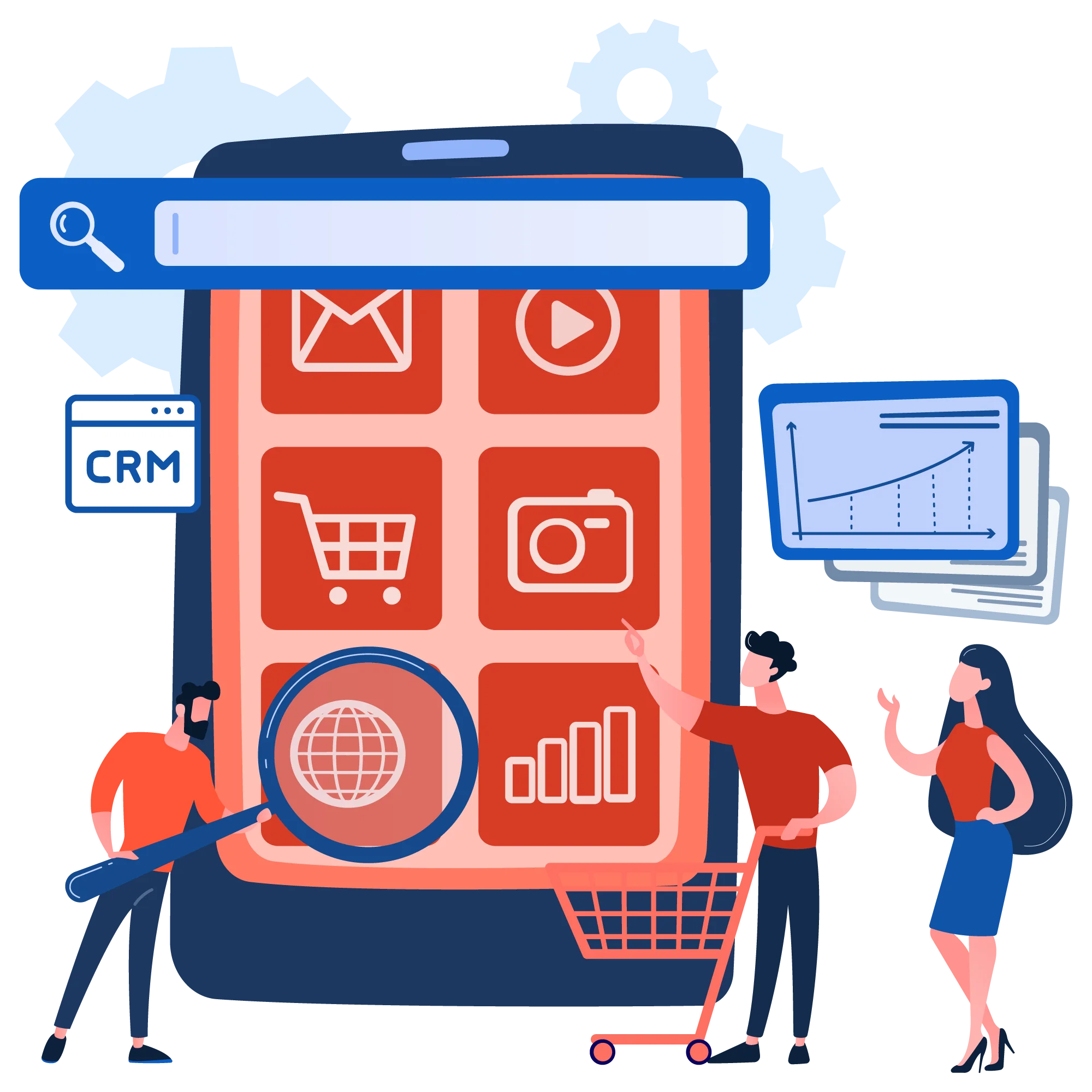 shopify app product search, shopping features, and store management tools