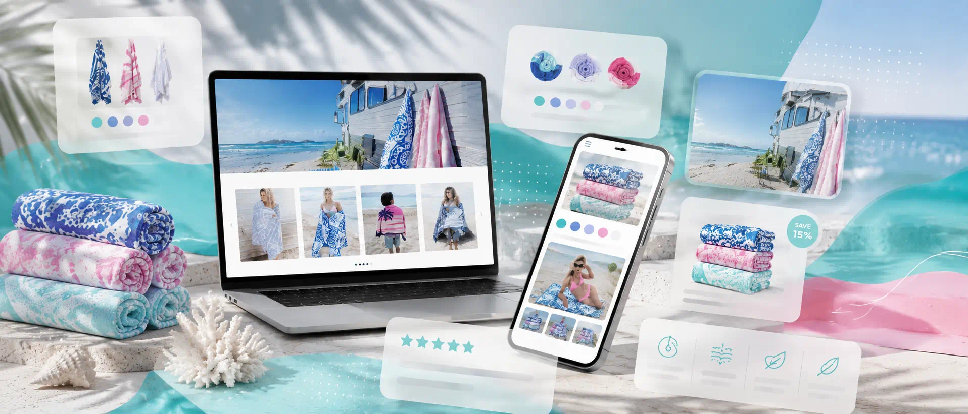Newlyfe website on desktop, tablet and mobile